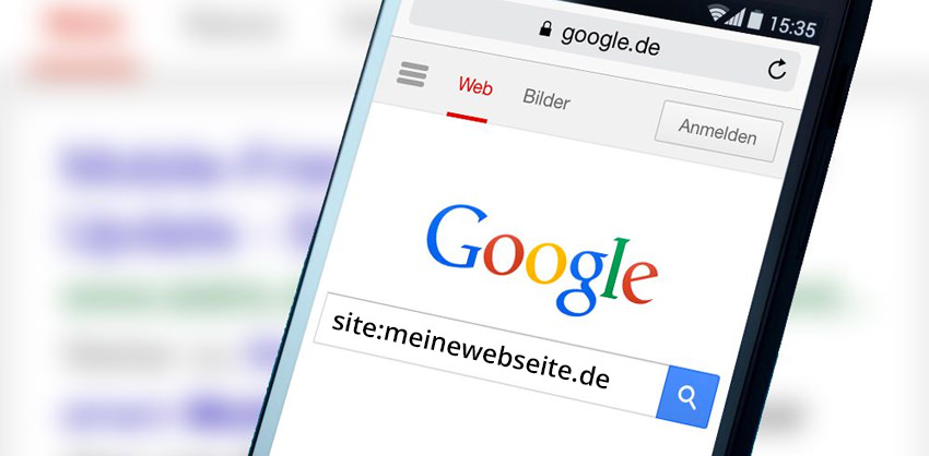 Google Site-Abfrage